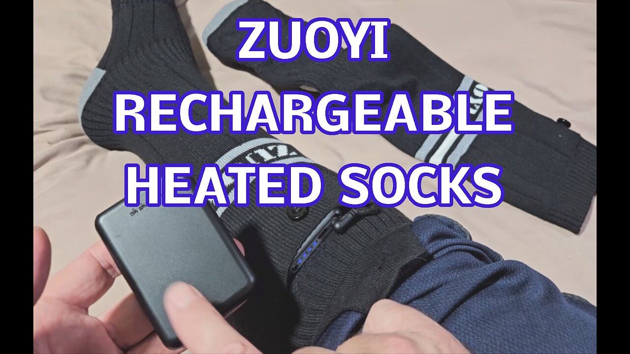 ZUOYI Rechargeable Heated Socks for Men Women, Up to 8 Hours Heating Time