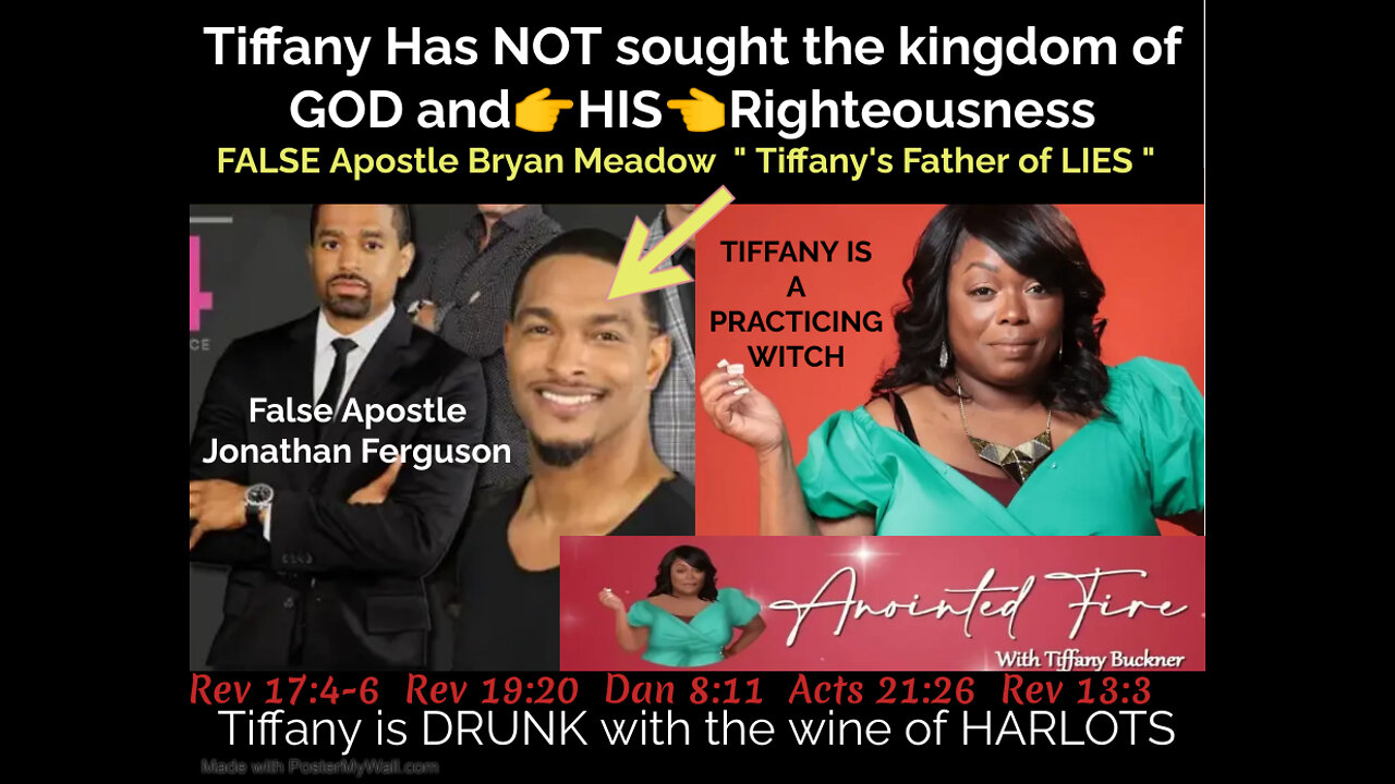 WARNING Tiffany Buckner : Anointed Fire & Her Occult Handler FALSE Apostle Bryan Meadows # IDOLATRY