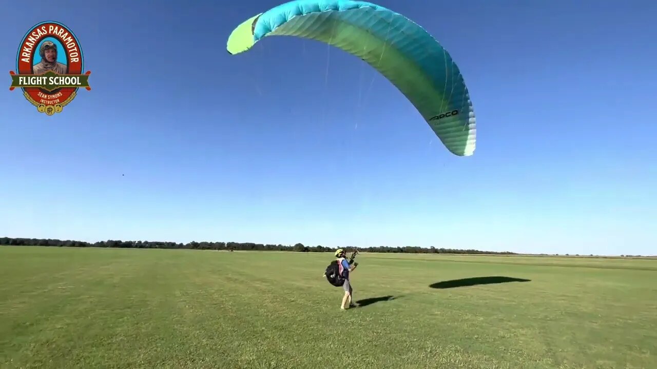Paramotor ground handling 6 gust 8 and powered taxi