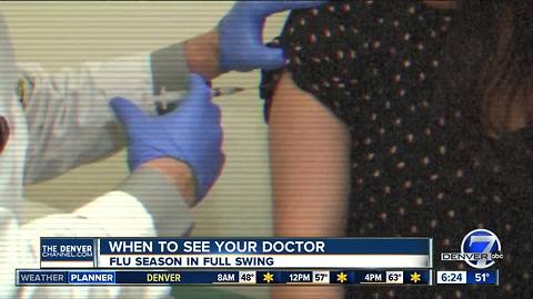 Flu season in full swing; get your flu shot, doctors say