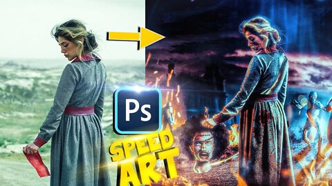 HOW TO EDIT - ZOMBIE KILLER IN PHOTOSHOP. #krampahwilson #shortsyoutube #borisfx #MRHIRES