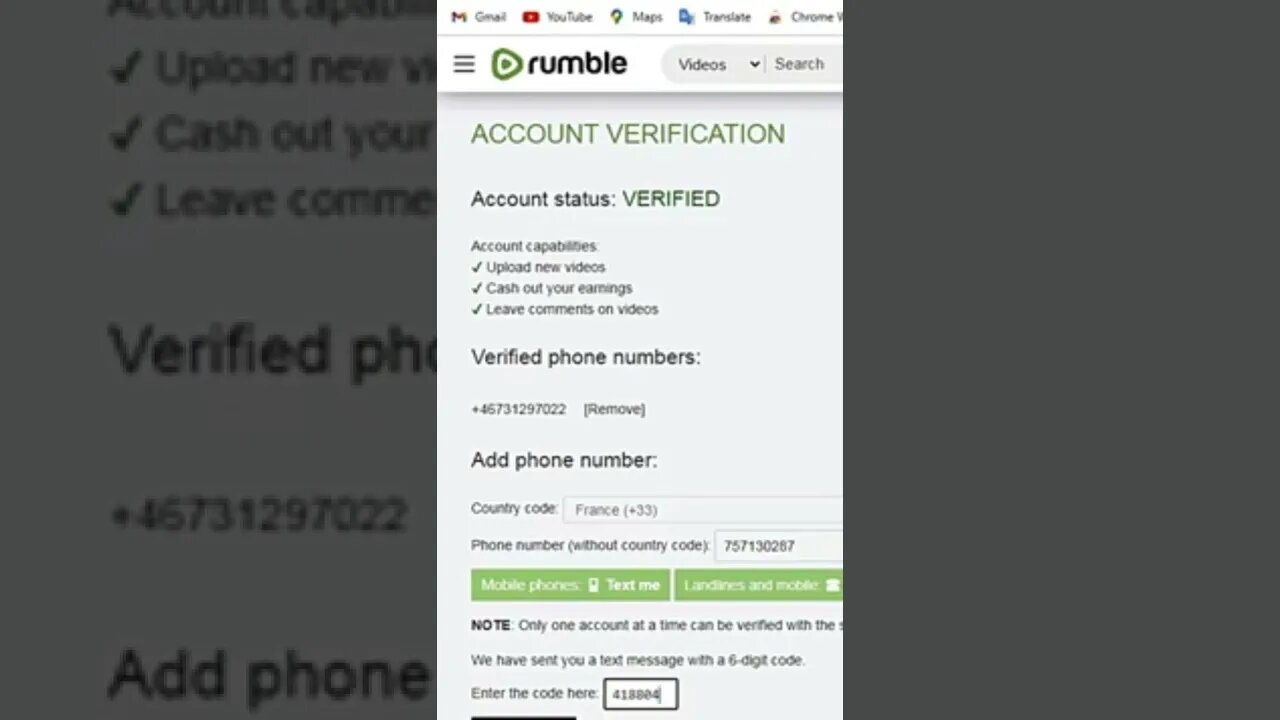 Verify Rumble Account Verify Rumble.com Account in Any Country Rumble Account Verification