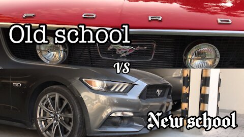 Old School VS New School | ford mustang GT 1968 VS 5.0 ford mustang GT 2020