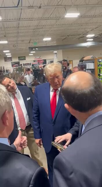 TRUMP Buys A Glock! A Special Type Of Glock Too!