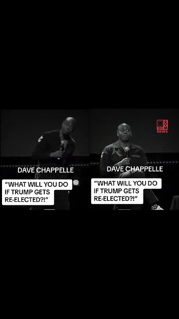 Dave Chappelle's Answer To Trump Being Reelected In 2024 Is ABSOLUTELY CLASSIC