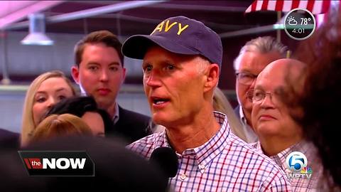 Governor Rick Scott rally in Riviera Beach