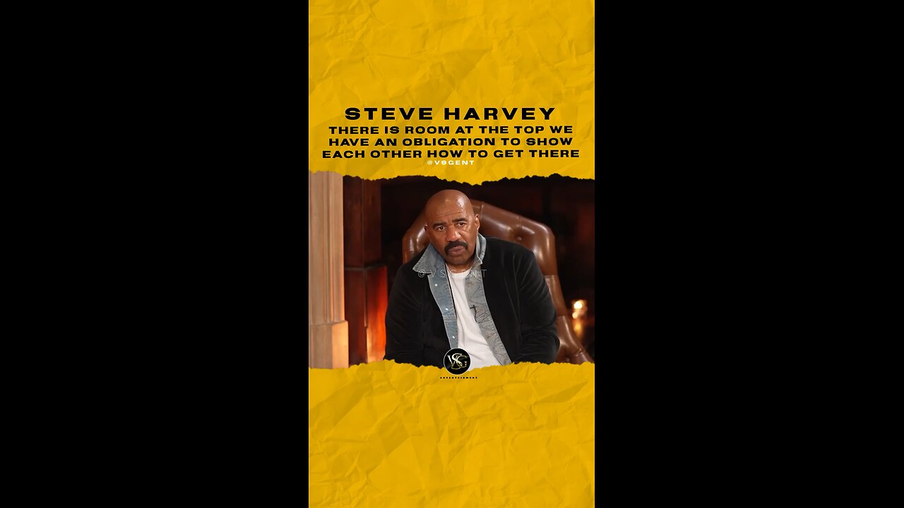 @iamsteveharveytv There is room at the top! We have an obligation to show each other how 2 get there