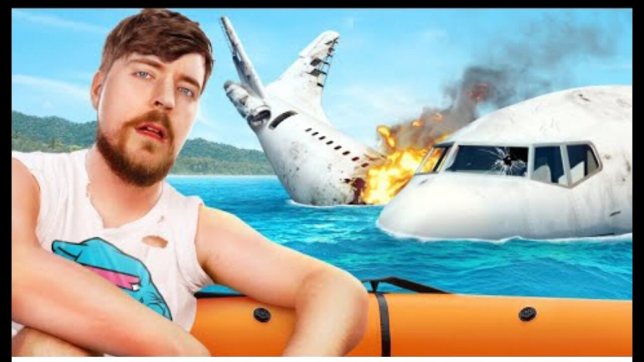 I survive the plane crash _ Mr. Beast | Mr beast new video