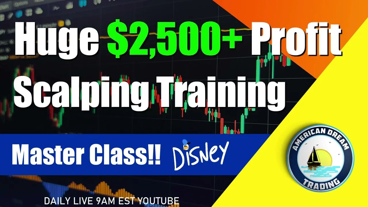 Huge $2,500+ Profit Scalping Training Master Class Stock Market