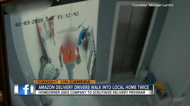 Sarasota family says Amazon delivery drivers walked into their home without permission