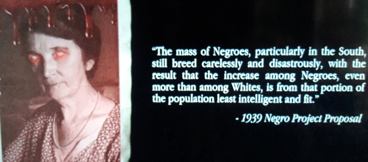 Margaret Sanger's bigotry towards Blacks