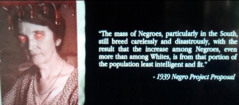 Margaret Sanger's bigotry towards Blacks