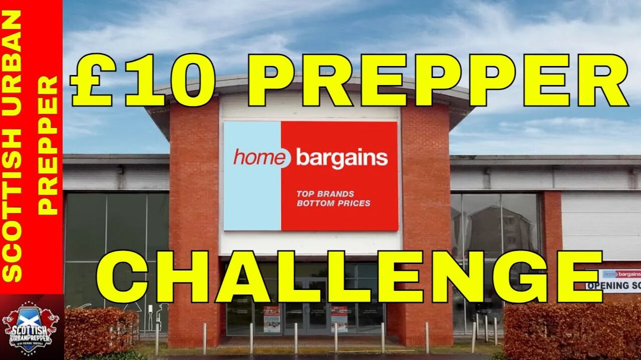 Prepping - Home Bargains £10 Challenge - Hygiene challenge