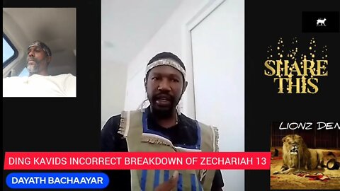 🚨"DING KAVID STUMBLES OVER THE SCRIPTURAL CONTEXT OF ZECHARIAH 13" (NOVICE ALERT!!!)