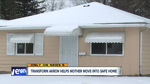 Transform Akron moves family into new home following repeated sewage problems at apartment