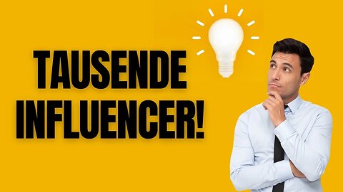 Tausende Influencer auf Instagram für deinen Shop und deine Nischen finden mit dieser Methode!