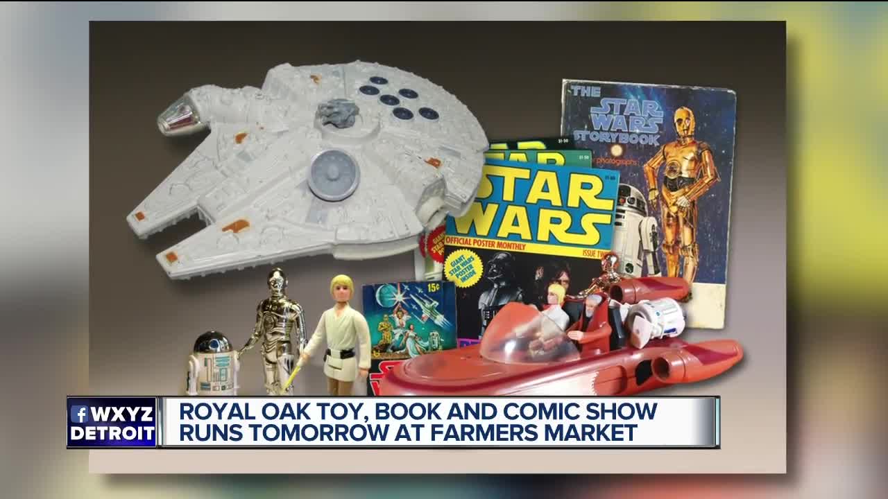 Royal Oak toy, book and comic show runs at farmers market