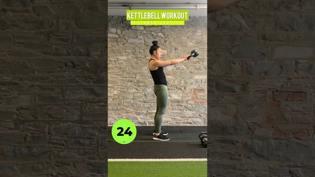 20 Minute Kettlebell Workout // Beginner Version // Going LIVE on Saturday at 10AM