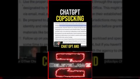 Chat GPT: CopSucker.