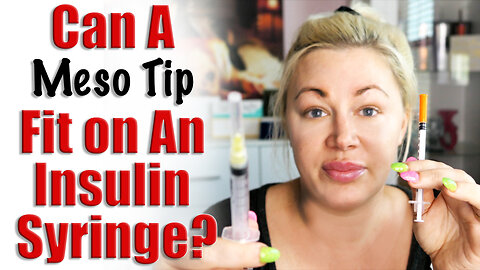 Can a Meso Tip Fit on an Insulin Syringe? Code Jessica10 saves you Money