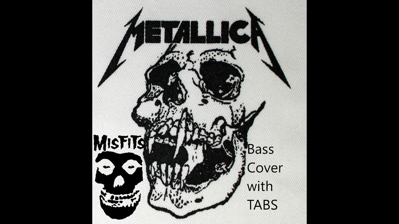 Metallica - Die, Die, Die my Darling - (bass cover with TAB)