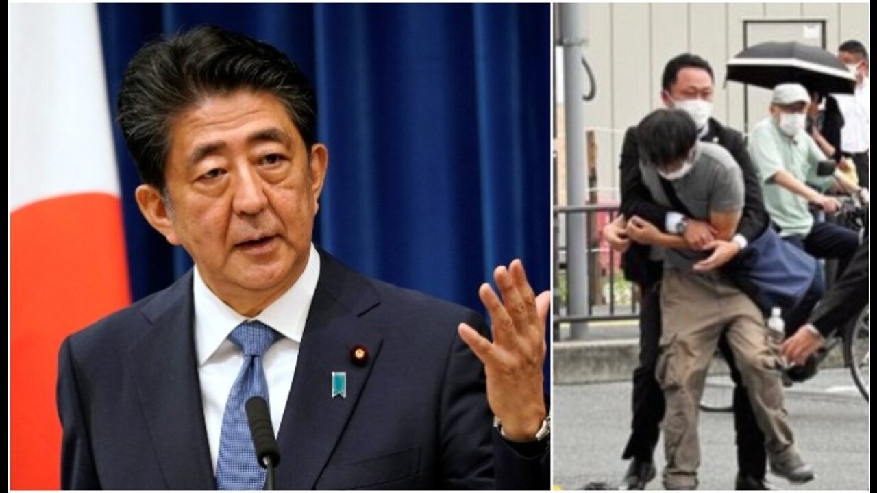 Caught on cam: The moment Shinzo Abe was shot