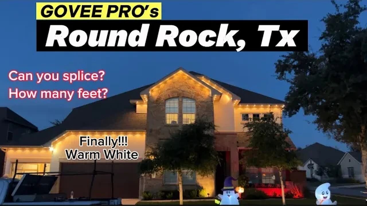 Govee Pros Install (White Version) Round Rock, Tx @GOVEE #fyp #howto #diy