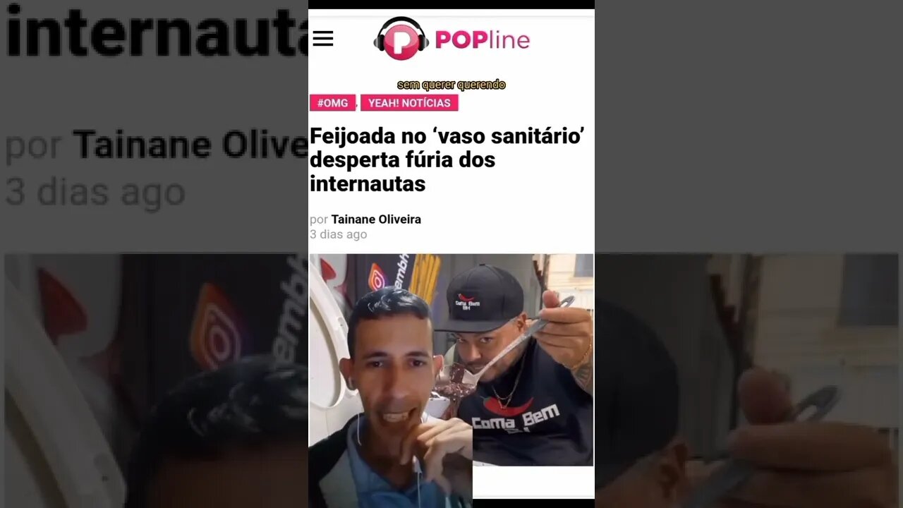 QUE M... DE FEIJOADA- #shorts #humor #tiktok #trend #shitposting #comedia #noticias