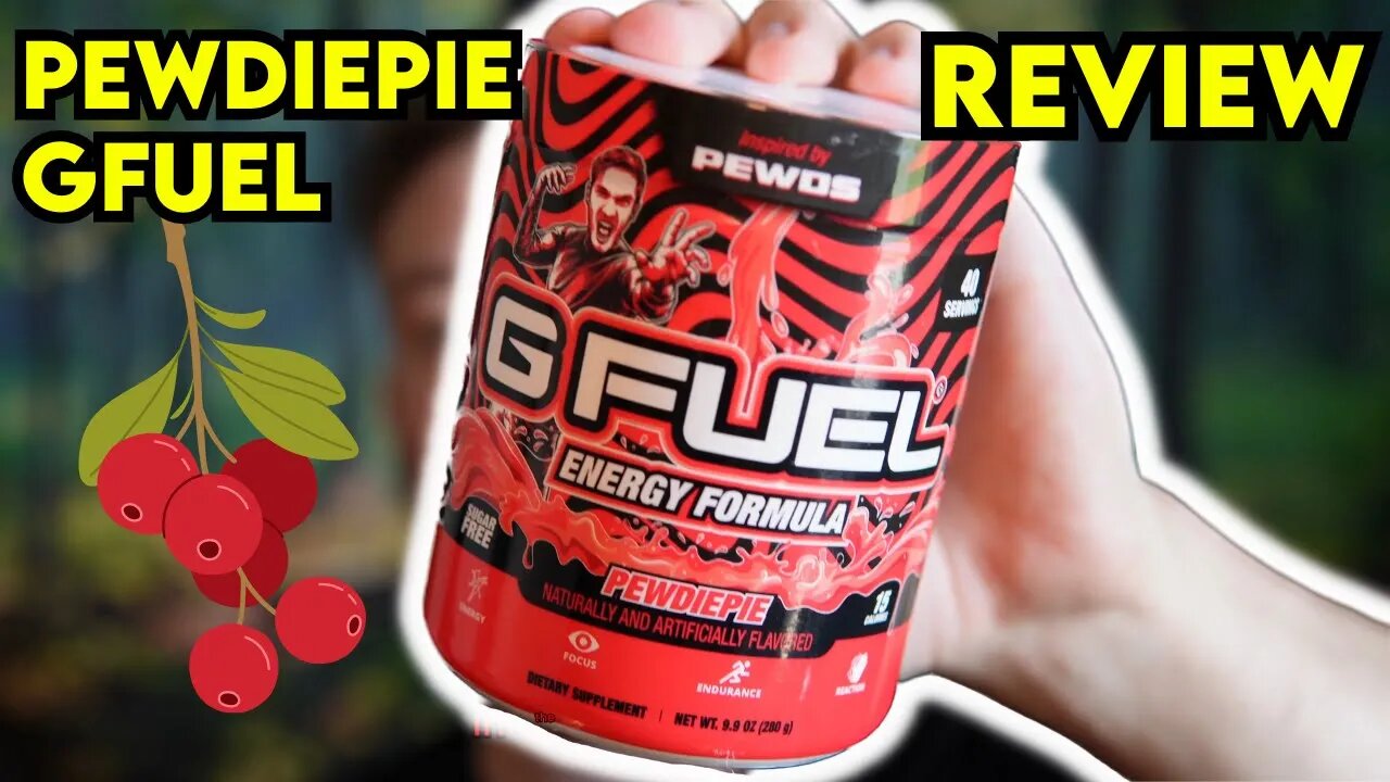 GFUEL PEWDIEPIE Energy Formula Review