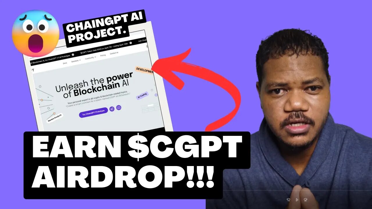 ChainGPT Launches Via Seedify Soon. Can $CGPT 1000X? Apply For $CGPT Airdrop Asap! Link Below!!!