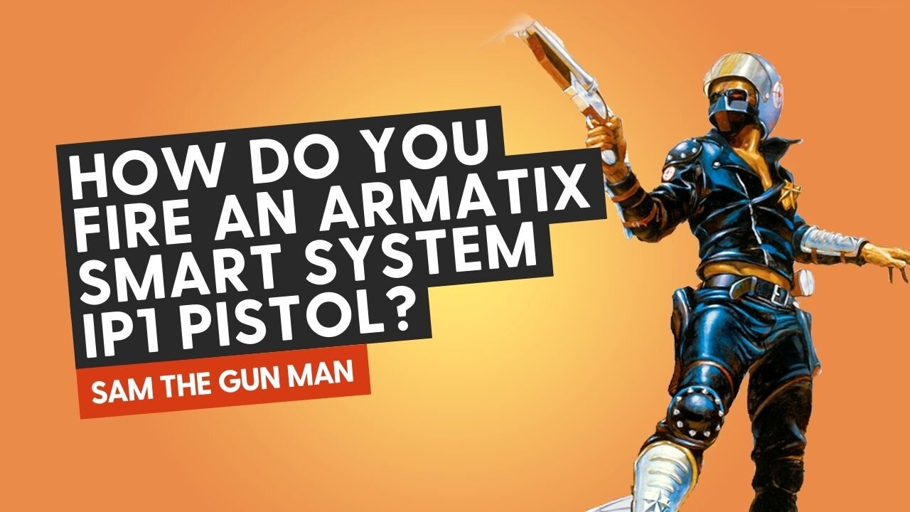 How do you fire an Armatix Smart System iP1 pistol?