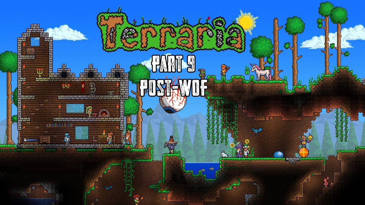 [Terraria][Part 9] Will we ever beat a mechanical boss?