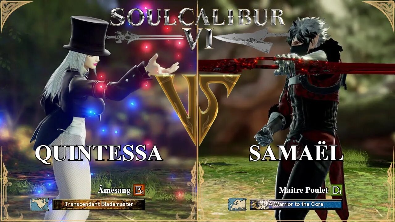 SoulCalibur VI — Amesang (Quintessa) VS Maitre Poulet (Samaël) | Xbox Series X Ranked