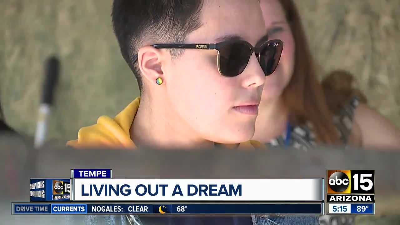 Tempe officers help Valley teen with traumatic brain injury live out her dream