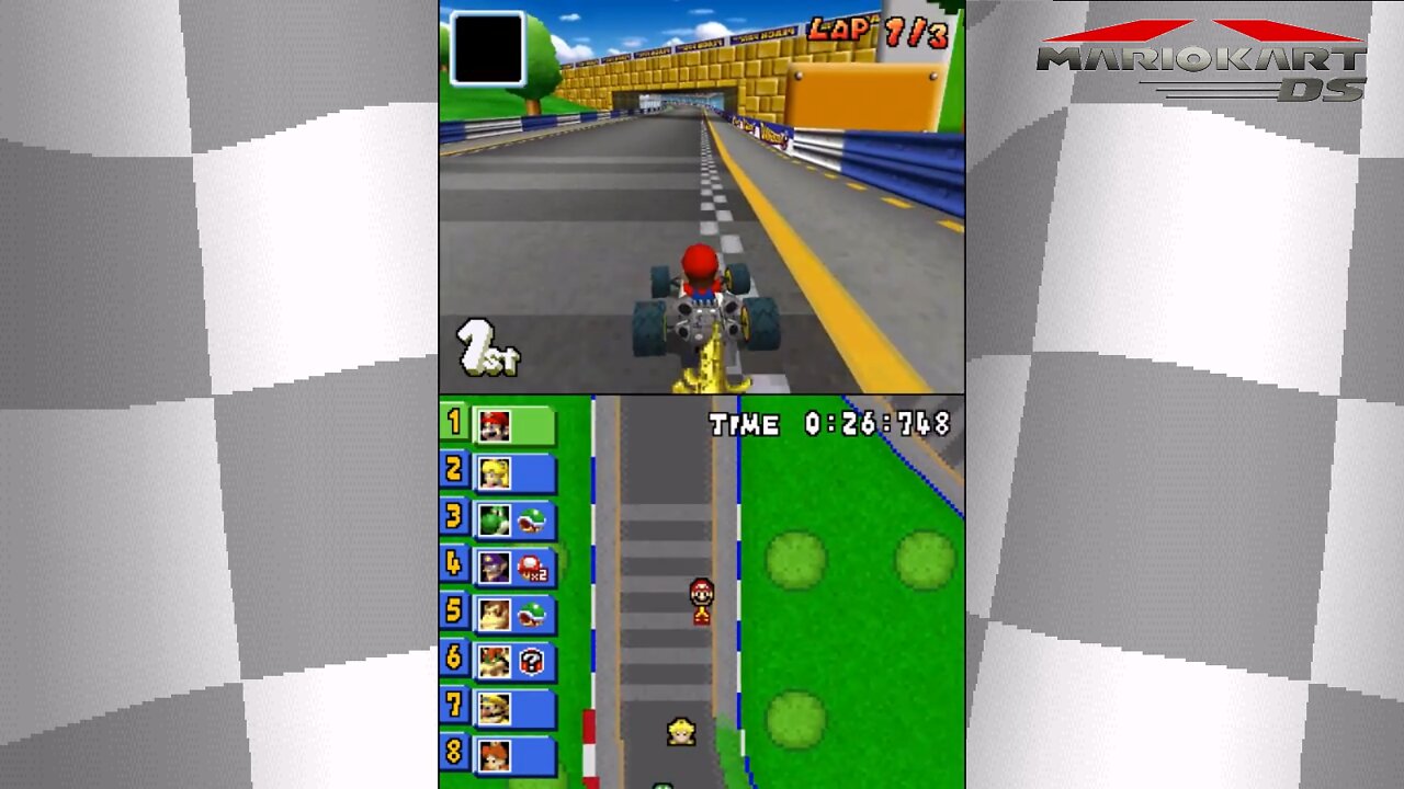 Mariokart DS Mushroom Cup 150cc "Dual Speed"