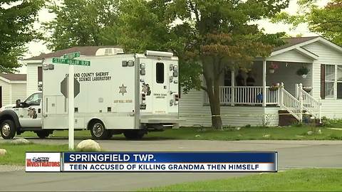 Springfield Township teen accused of killing his grandmother and then himself