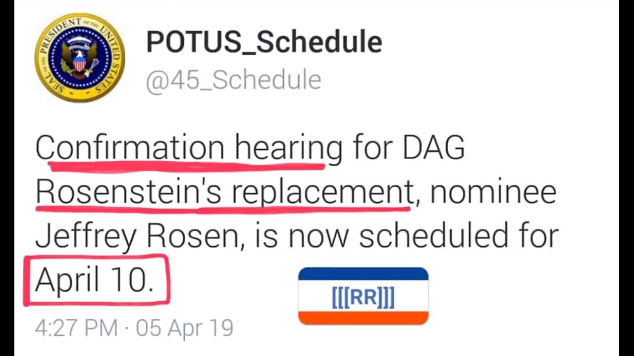 confirmation hearing for DAG RR Q proof