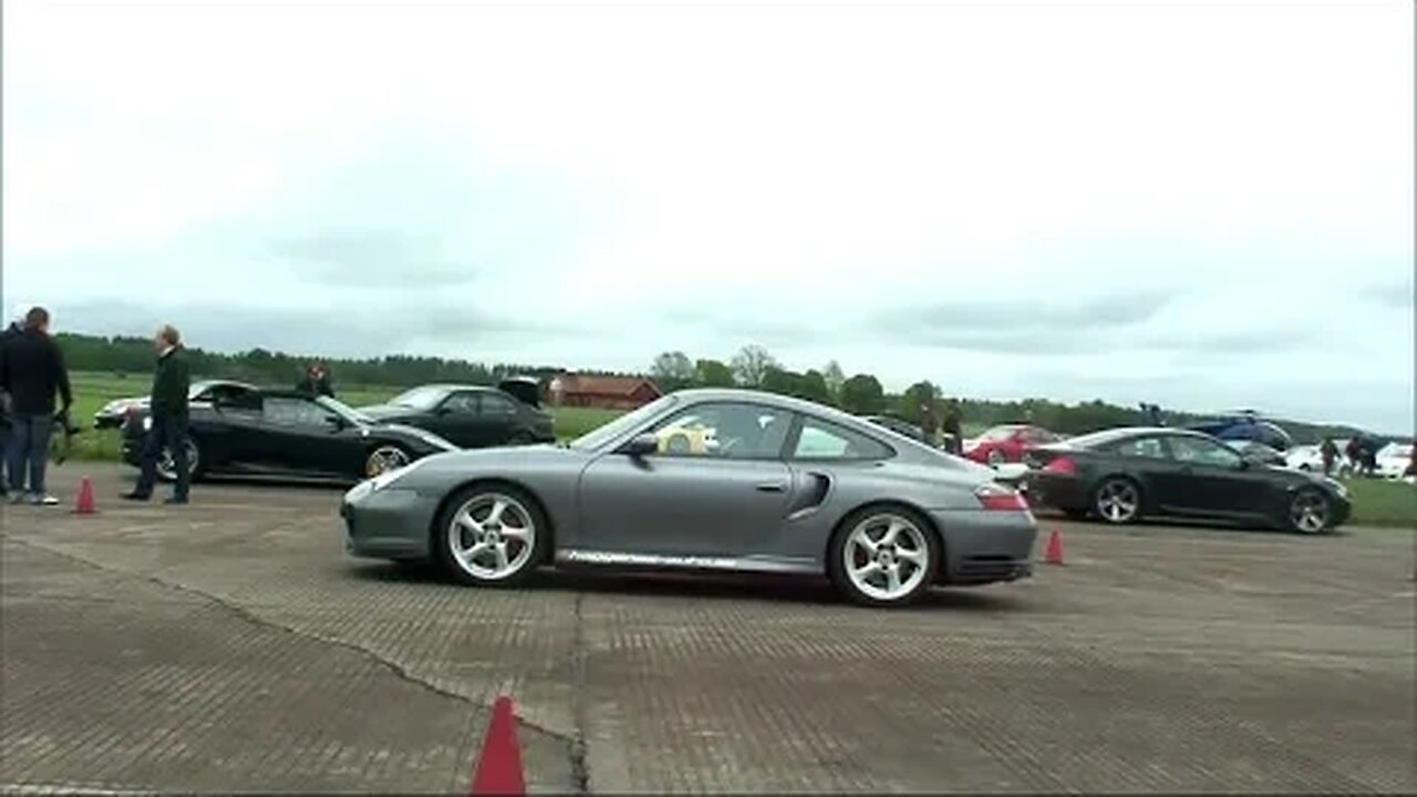 476 HP Mercedes SL55 AMG vs 420 HP Porsche 911 Turbo 996