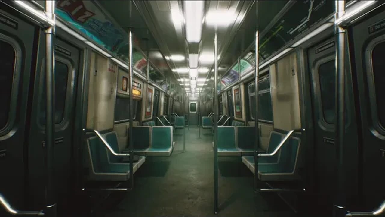 New York City Subway Train ASMR | Work in Progress Unreal Engine 5