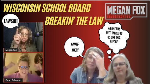Megan Fox Goes OFF on Wisconsin School Board Violating 1ST Amendment Right to Speak 