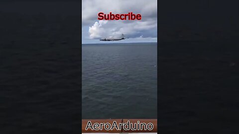 Amazing Aircraft #Flying Beside Cruise Ship #Aviation #AeroArduino