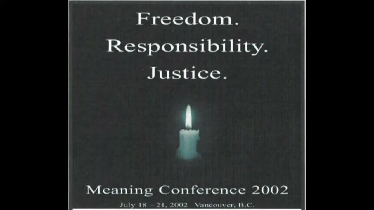 Symposium on Death Anxiety | S14 part 2 | Meaning Conference 2002