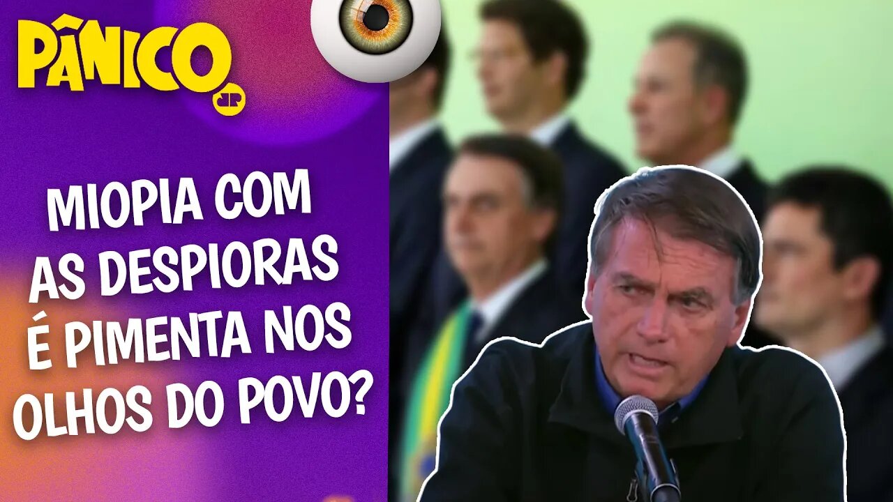 VISÃO SELETIVA DA MÍDIA AUMENTA GRAU DAS PESQUISAS E CEGA FEITOS DO GOVERNO? Bolsonaro avalia