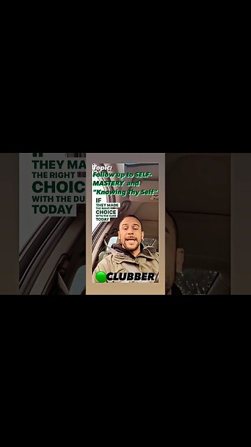 Follow up to SELF-MASTERY AND "Knowing thy SELF" #shorts