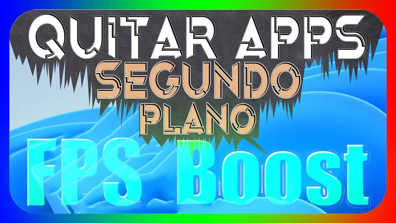 2 FORMAS de desactivar aplicaciones en segundo plano