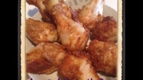 QUICK AND EASY RECIPE FOR CRISPY CHICKEN DRUMSTICKS