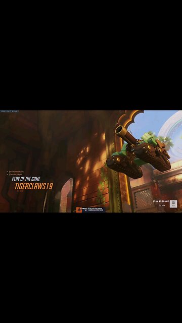 That won us the point and Game. POTG with Bastion