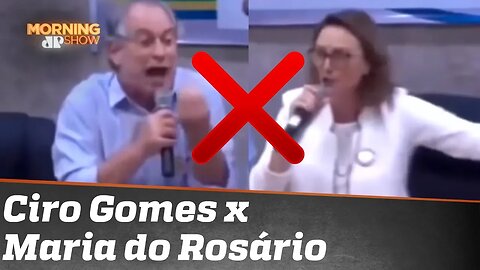 Ciro Gomes e Maria do Rosário lutando no gel? Não, pior