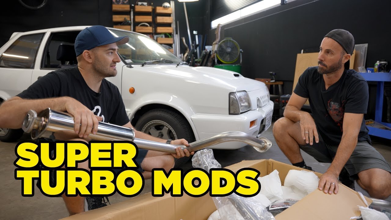 Unboxing and installing ALL the mad parts on our twin charged Nissan