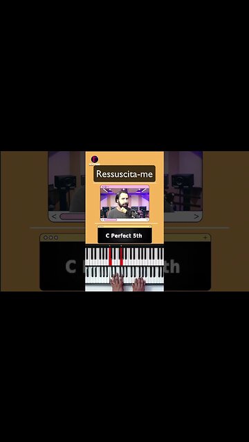 Ressuscita-me - Introdução no Teclado